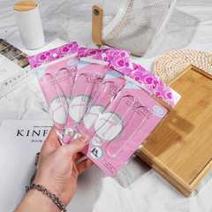 Silicone invisible heel shoe heel sticker half size pad non-heel anti-wear foot transparent anti-slip anti-fall thickened leather shoe sticker