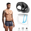 Jockmail men's flat -angle trousers ice silk 3D suspension net bag U -defense position barrel sheet separation tie trousers