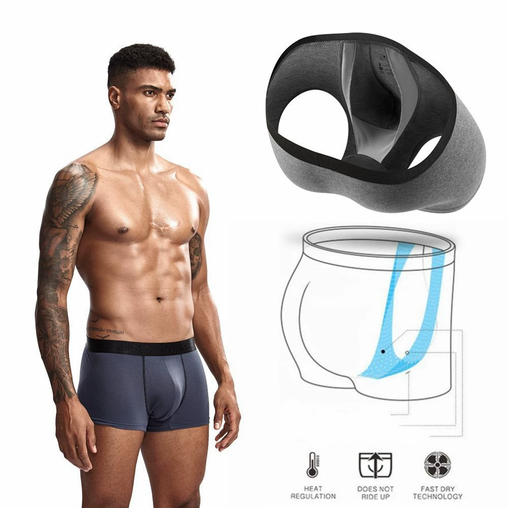 Боксеры JOCKMAIL, шелковистые на ощупь с 3D защитной кладущей сумкой и сеткой, размеры M–XXL