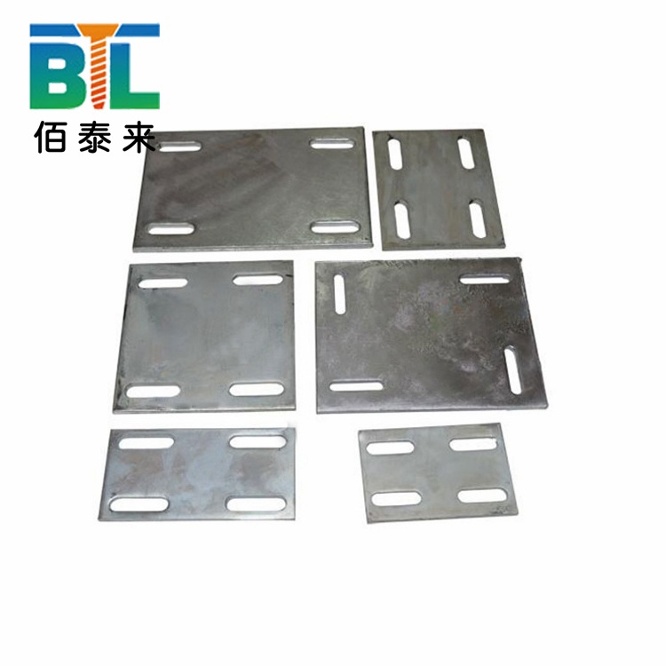永年厂家直销幕墙金属连接件预埋件冲压板镀锌封闭式预埋件冲压板