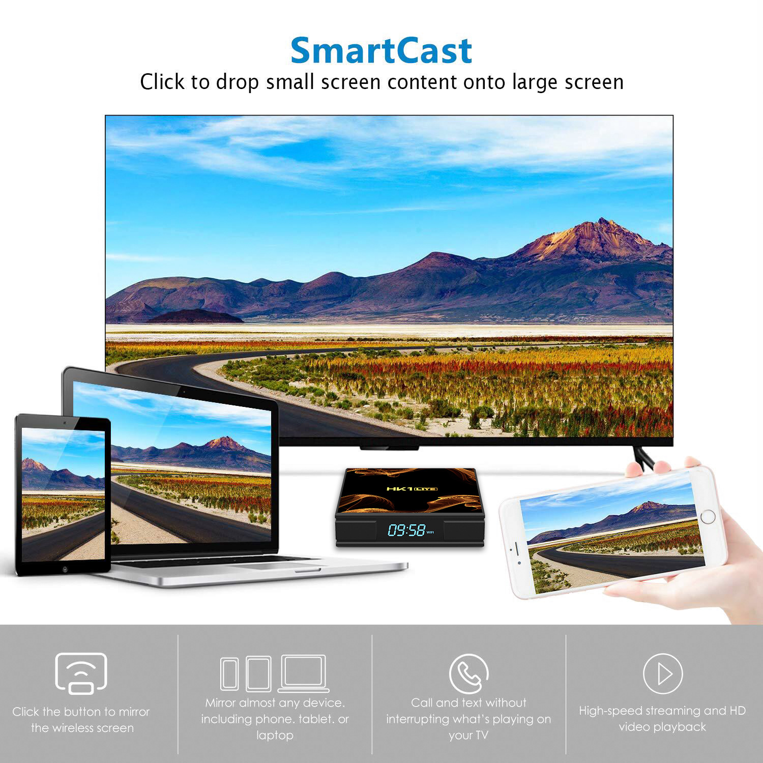 TV Box HK1 LITE Android 9.0 - Ref 3424460 Image 25