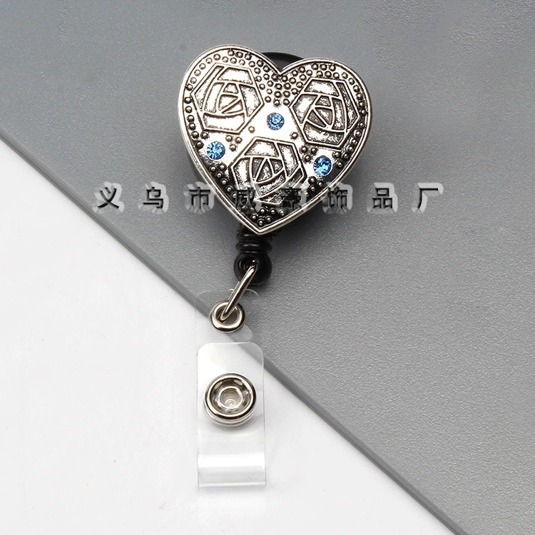 Кросс-бордер прямые поставки ретро персиковое сердце сак Diamond карман простой вытаскивать телескопическую застежку карманом