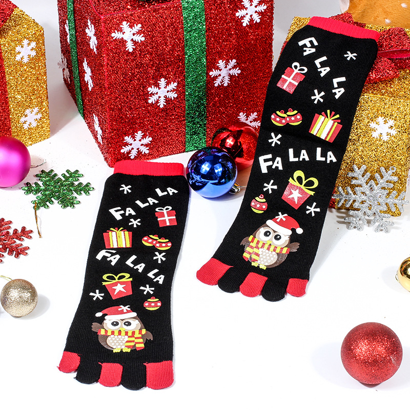 Frau Mode Weihnachtsmann Polyacrylnitril-faser Crew Socken display picture 1