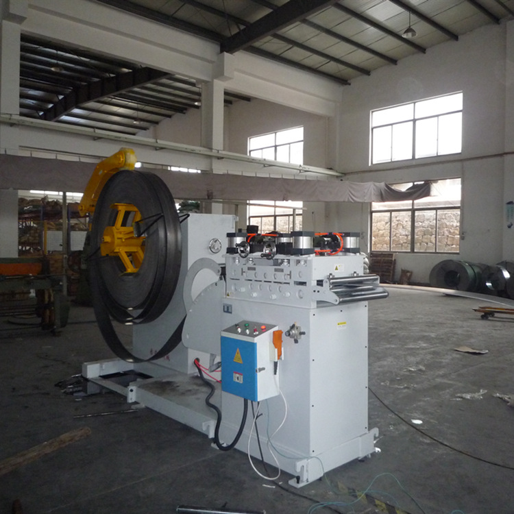 麻将机配件下料成型二合一送料机 厚分体式二合一放卷整平机