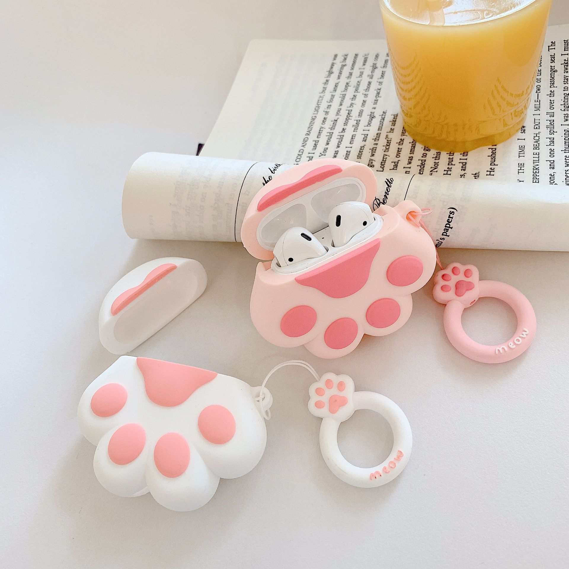 Cartoon Cat Claw Protective Case For  Airpods2 Wireless Bluetooth Headset Wholesale Nihaojewelry display picture 3