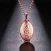 Shiying oval -shaped can open the pendant multi -layer wings photo box locket photo photo photo box