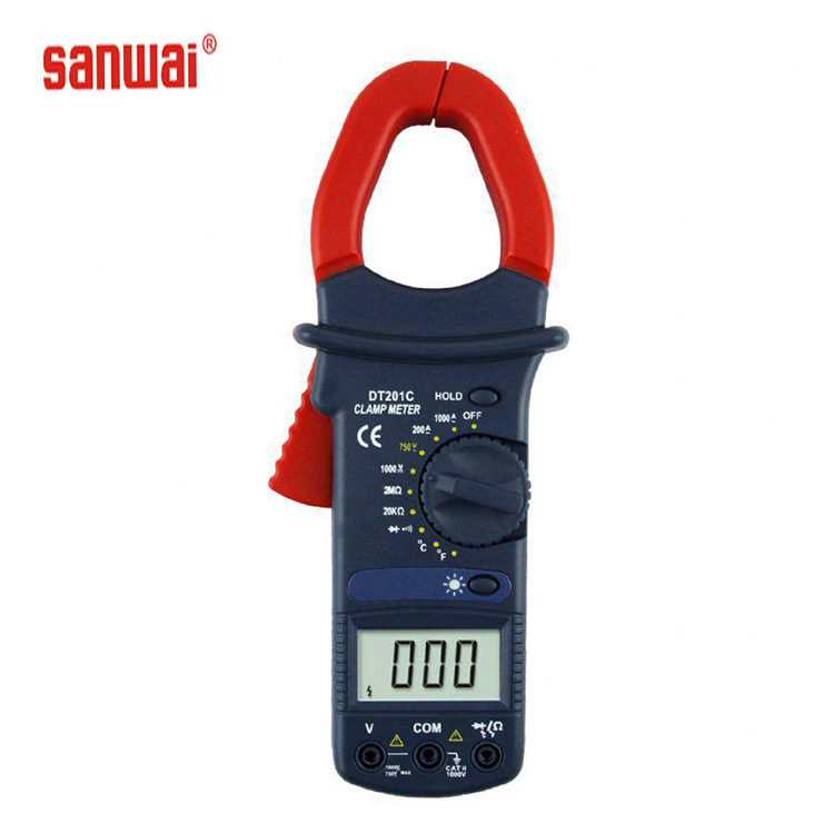 钳形万用表DT201C 便携钳形表 带CE 带数据保持