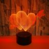 Touch LED acrylic table lamp, 3D, Birthday gift