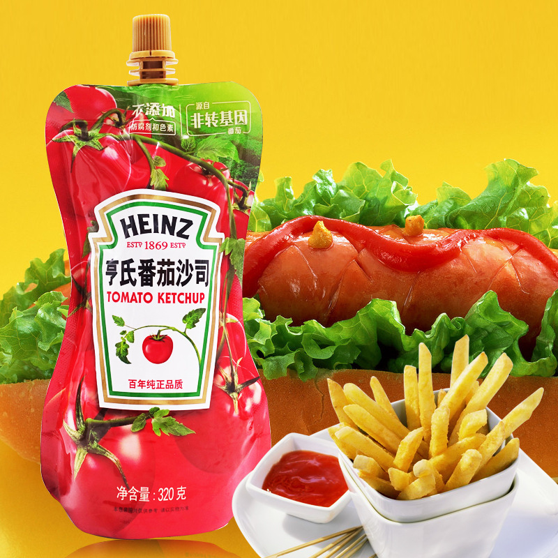 亨氏番茄沙司320g KFC口味番茄酱披萨酱薯条酱意大利面酱调味酱