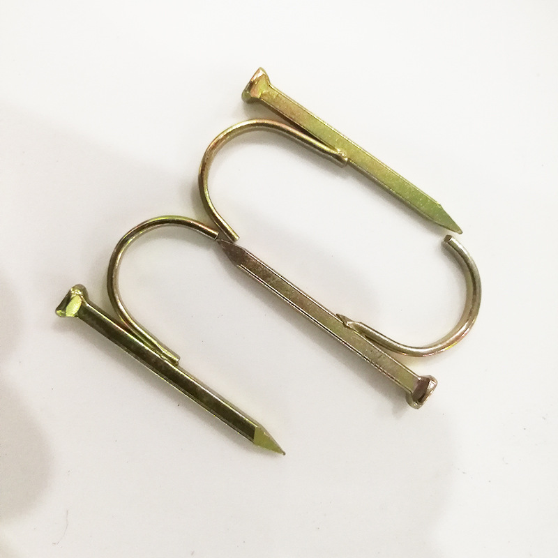 厂家供应 水管钩钉 各类圆形管件固定钢钉 多规格不锈钢钉子现货