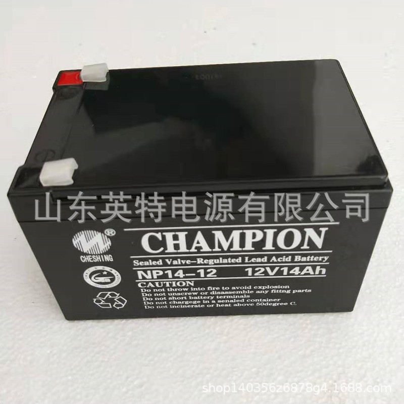 CHAMPION电池 NP14-12(12V14AH) 迅达3300电梯应急电源蓄电池