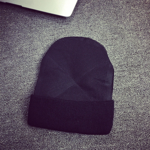 New style head-turning hat with wear-resistant mesh autumn and winter hiphop hip-hop spinning hat hip-hop knitted hat woolen hat cold hat
