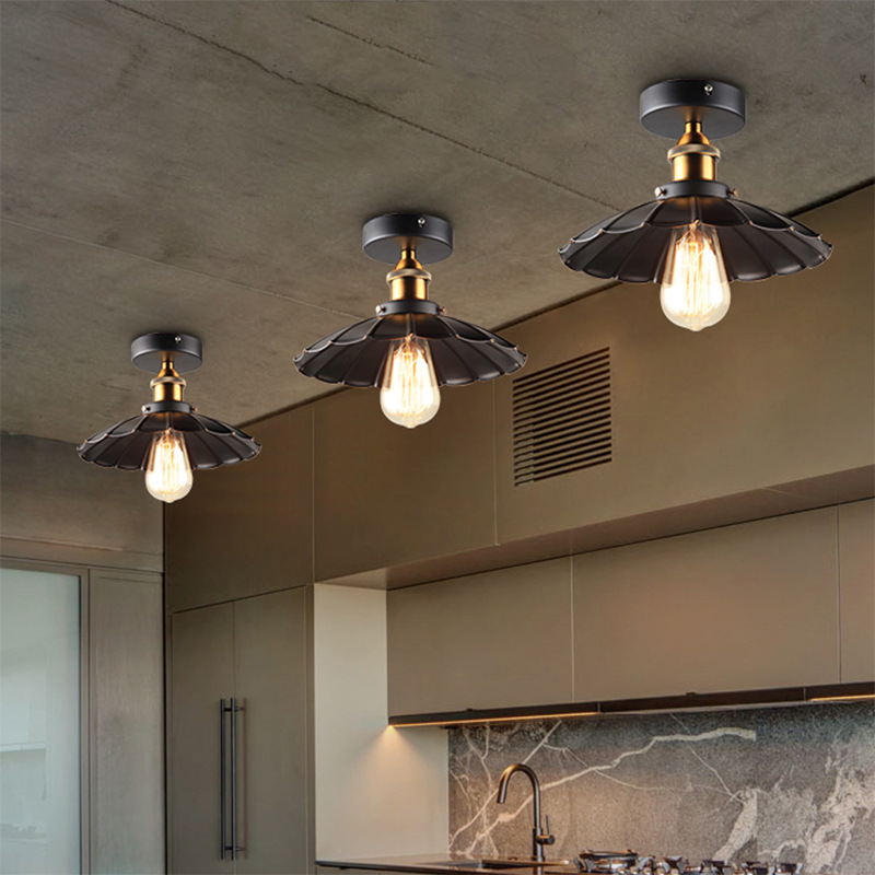 Retro ceiling light