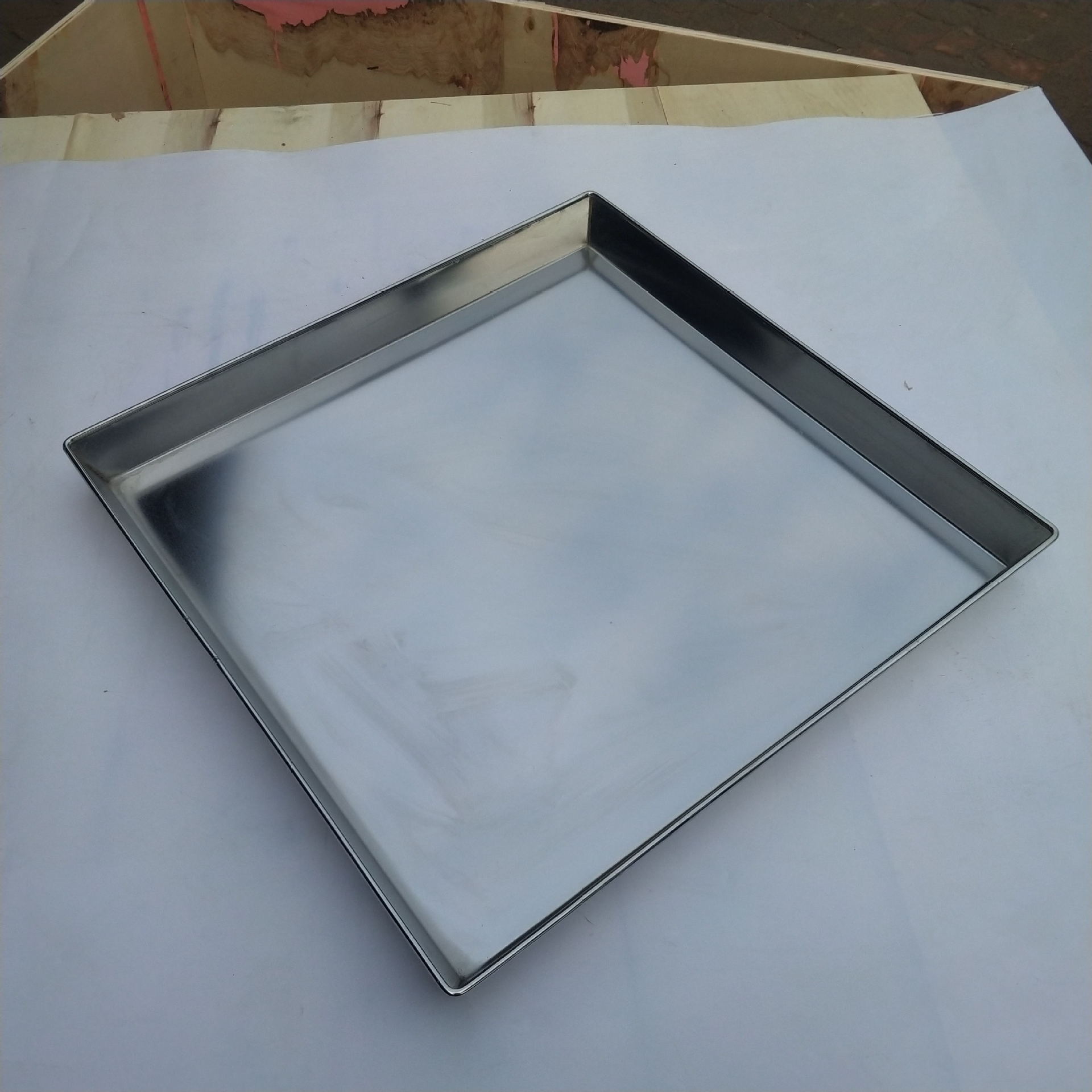 厂家直销不锈钢快餐托盘 烧烤长方形不锈钢托盘 酒店食堂用托盘