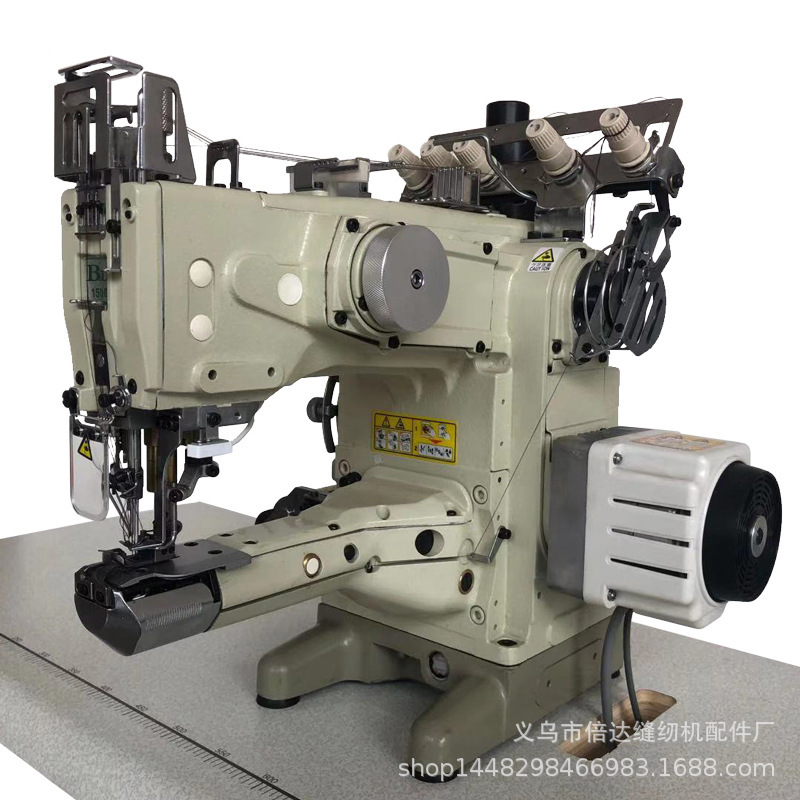 Manufacturers directly sell automatic thread cutting 1500 pig head car three-needle five-thread stretch sewing machine four-needle six-thread splicing machine