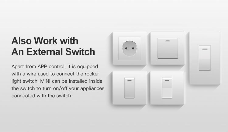 Sonoff mini remote control switch