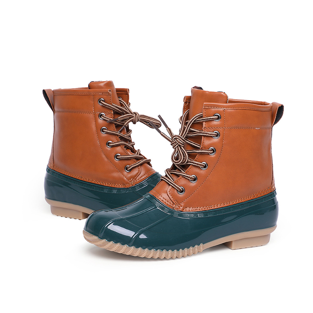 跨境专供2019亚马逊秋冬雪地靴女棉鞋加棉保暖舒适防滑工厂直销