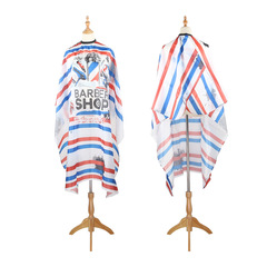 Charming stylish retro striped ink spray hairdressing apron for beauty salon hairdresser to block stray hair hairdressing supplies