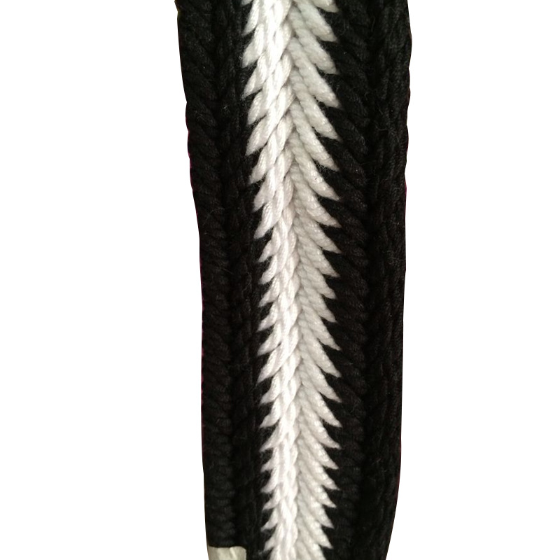 花纹编织腰带 创意松紧编织腰带 3-5色拼接可选鱼骨纹带厂家销售