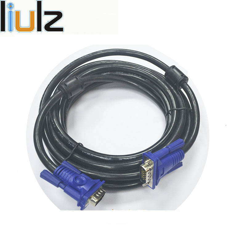 VGA3+6线 OD7.5投影仪电脑连接线  视频高清线 高品质  VAG cable