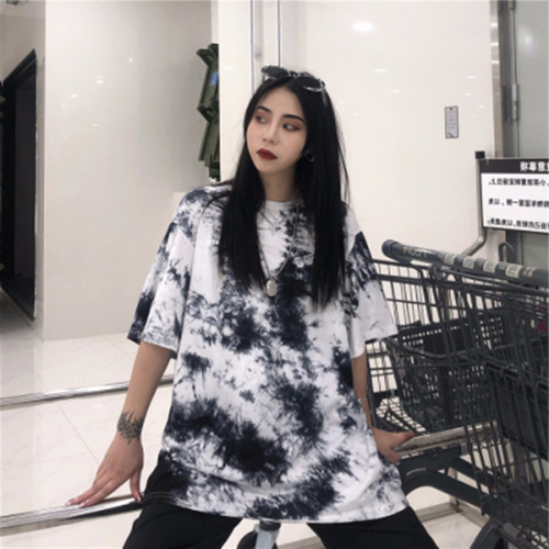 Summer Harbor Wind Women's Hip-Hop Student Loose Korean Style Ulzzang Versatile T-Shirt Top