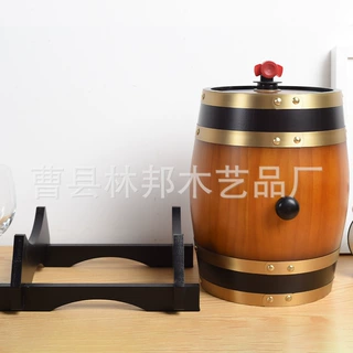 厂家供应实木酒桶 橡木酒桶啤酒红酒松木酒桶可来图
