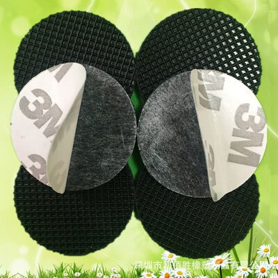 Manufactor Direct selling furniture non-slip Shockproof rubber shim 3/m wear-resisting circular grid black rubber door mat