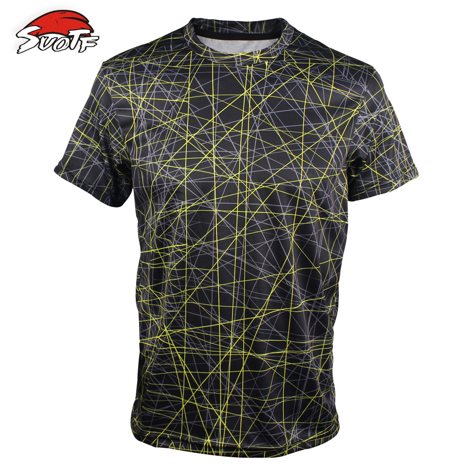 SUO運動男款健身休閑運動T恤跑步訓練彈力男款背心短袖