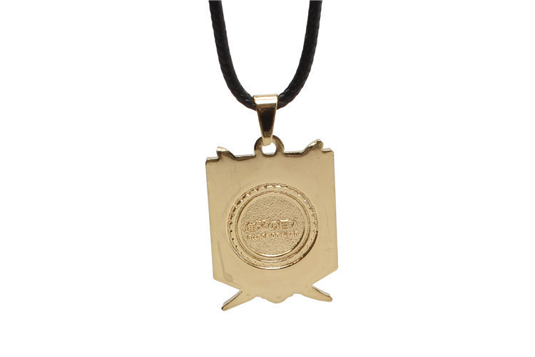 The new fashion anime around the attacking giant investigation corps logo necklace wholesale