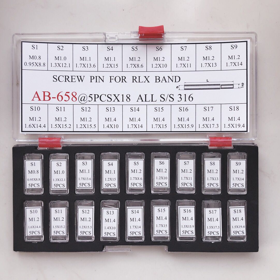 拧针表带一字螺螺丝钉 劳LS  3135 手表工具零配件 表插销轴针