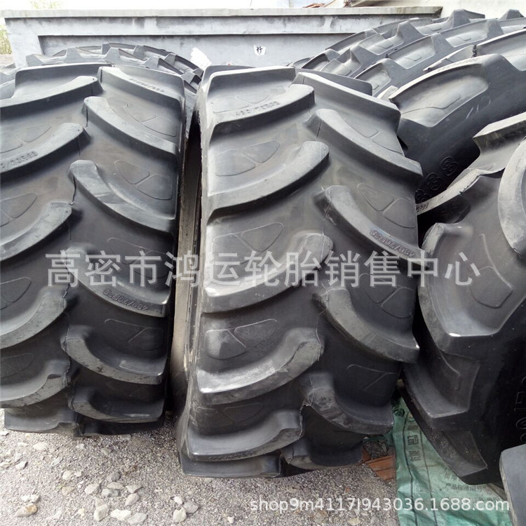 现货480/70R38全钢丝子午线农用机械拖拉机轮8胎18.4R38人字花纹