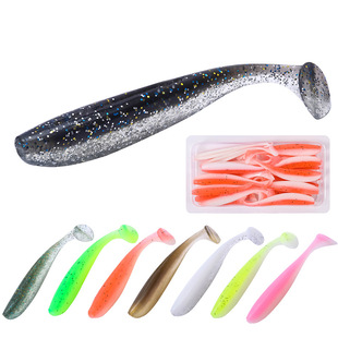 Paddle Tail Fishing Lures Soft Plastic Baits Fresh Water Bass Swimbait Tackle Gear