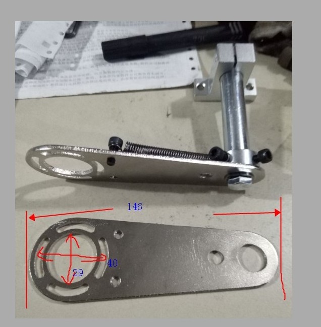 编码轮固定架／编码轮支架计米轮