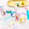 Creative rainbow neon hair band, waterproof decorations, scheduler