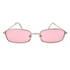 Fashionable metal retro sunglasses, trend marine glasses solar-powered, European style