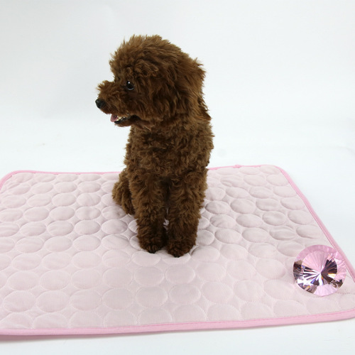 Summer Pet Cooling Pad, Cold Sensing Ice Silk Cooling Mat for Dogs and Cats, Car Pet Sofa Cushion Accessory