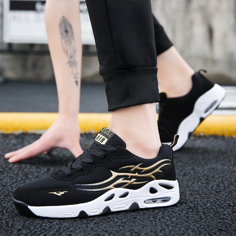 summer man shoes Mesh shoes Men's Shoes summer ventilation Spring 2019 new pattern Versatile leisure time motion Sports shoes Trendy shoes