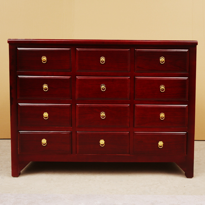 厂家直销批发中医药店樟松木操作台全实木抓药台 1.2米实木调剂台|ms