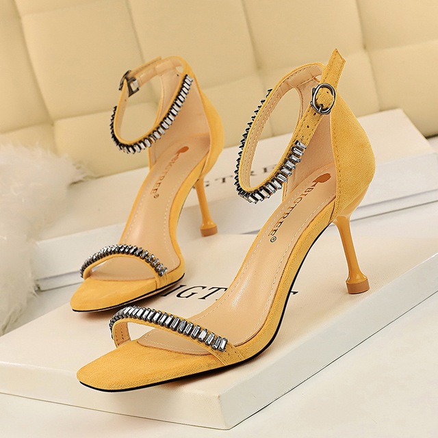 fashionable sexy slim summer high heel shoes slim heel high heel  