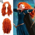 Храбрый легенда Храбрый/Мелида парик храбрый принцесса Cosplay анимация парик свиток волосы