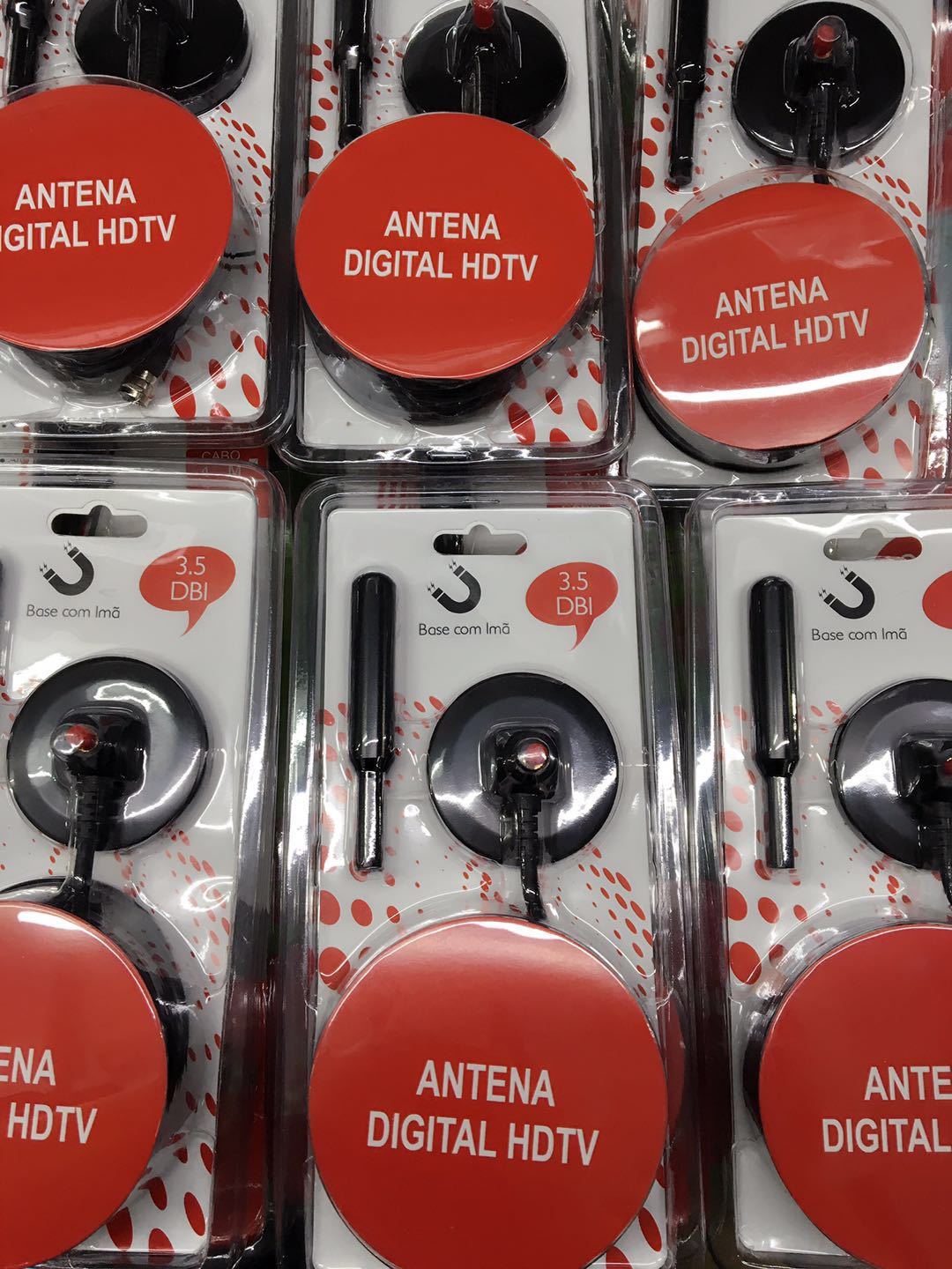 Antena de TV Digital DVB-T2/DTMB – HD, con Receptor, para Interiores
