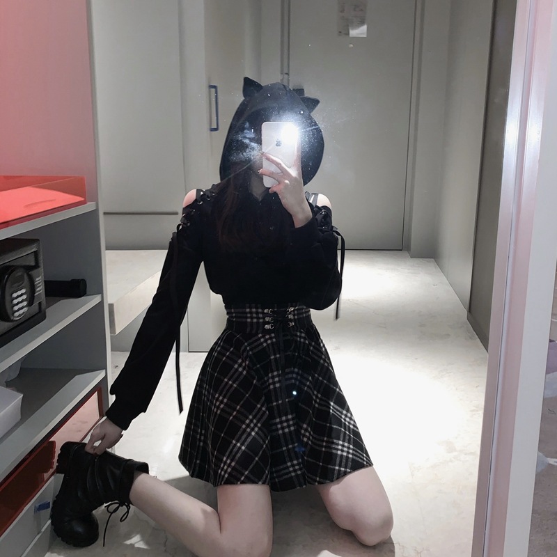 Cat Ear Strap Sweater