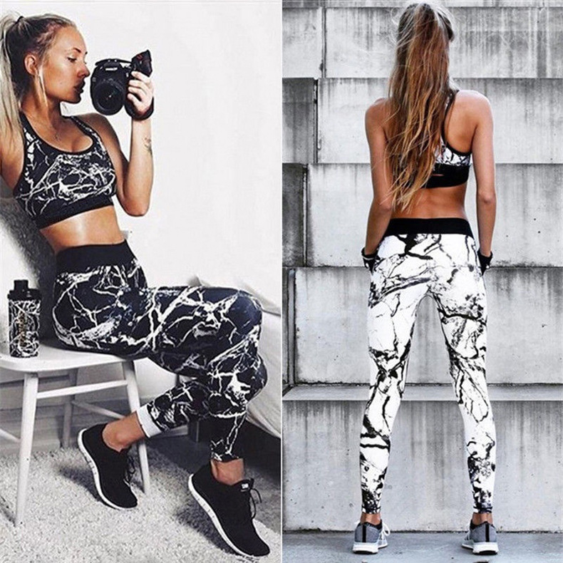 fashion slim printed sports suit  NSZH25145