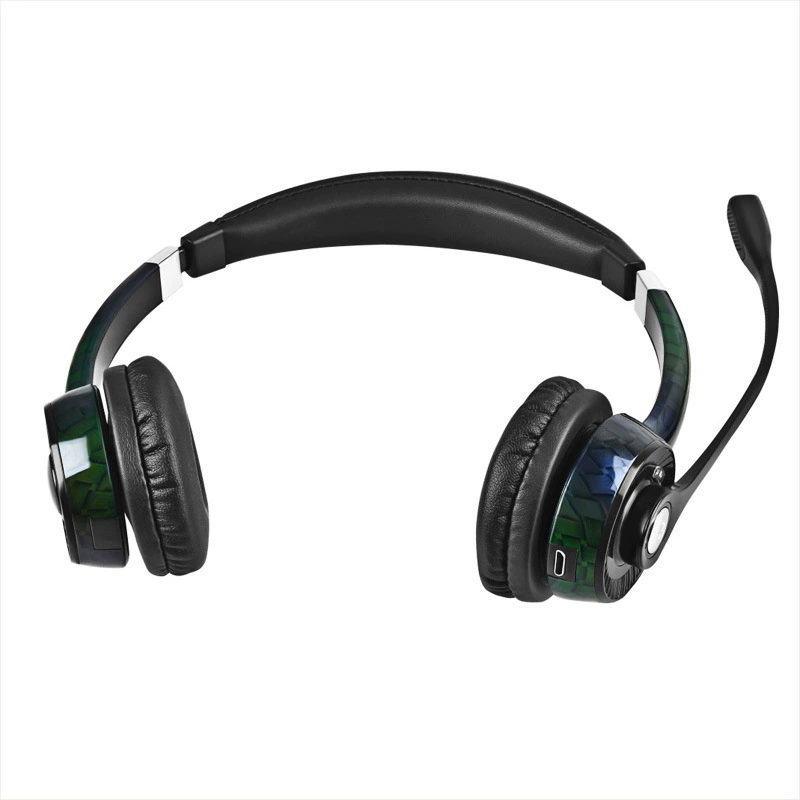 Головное устройство с би-полярным трёхмерным звуком шумоподавления, Bluetooth-наушник для бизнеса, беспроводной гарнитур для обслуживания клиентов, студенческое электронное образование, слух
