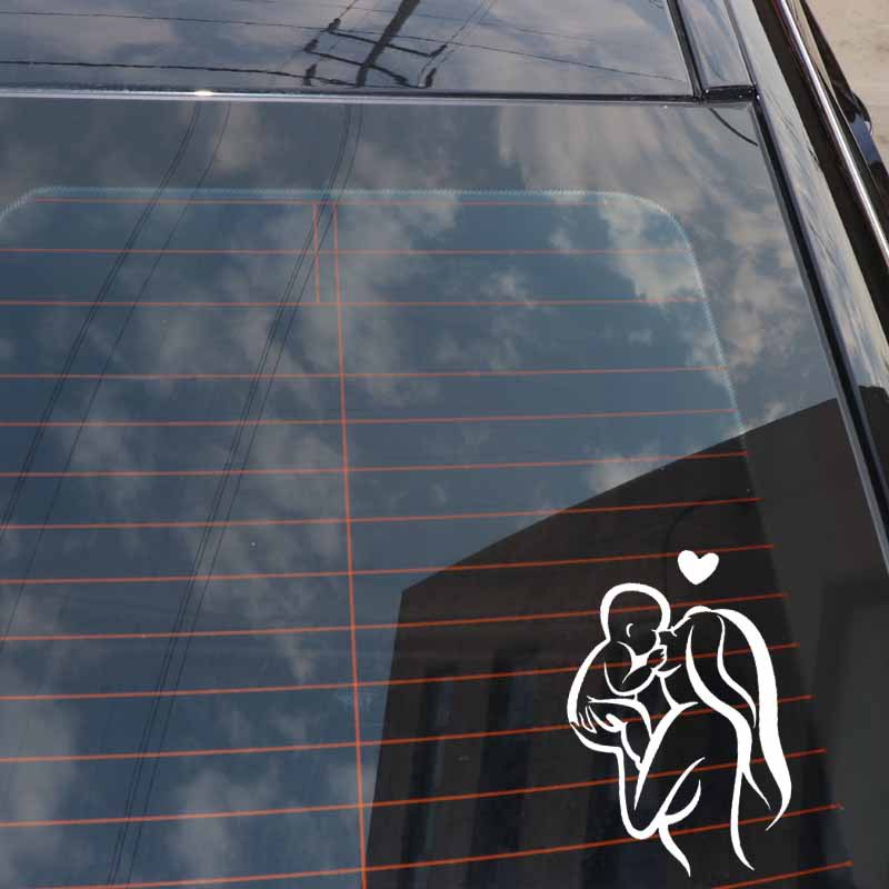 J-158 Baby On Board Baby In The Car Warning Car Stickers Automobile Sticker display picture 4