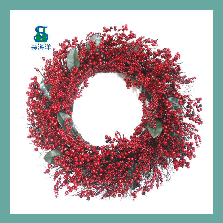 Decoración de Navidad Corona de Navidad Adorno navideño Guirnalda