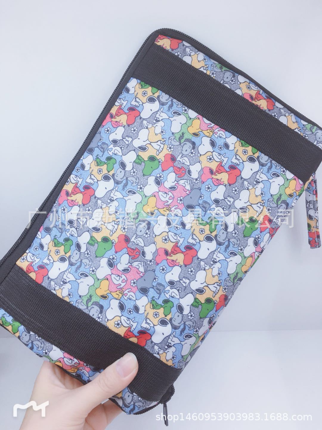 布丁犬玉桂犬美楽蒂k.t防水アニメ携帯折りたたみ旅行バッグはスーツケースに固定できます。