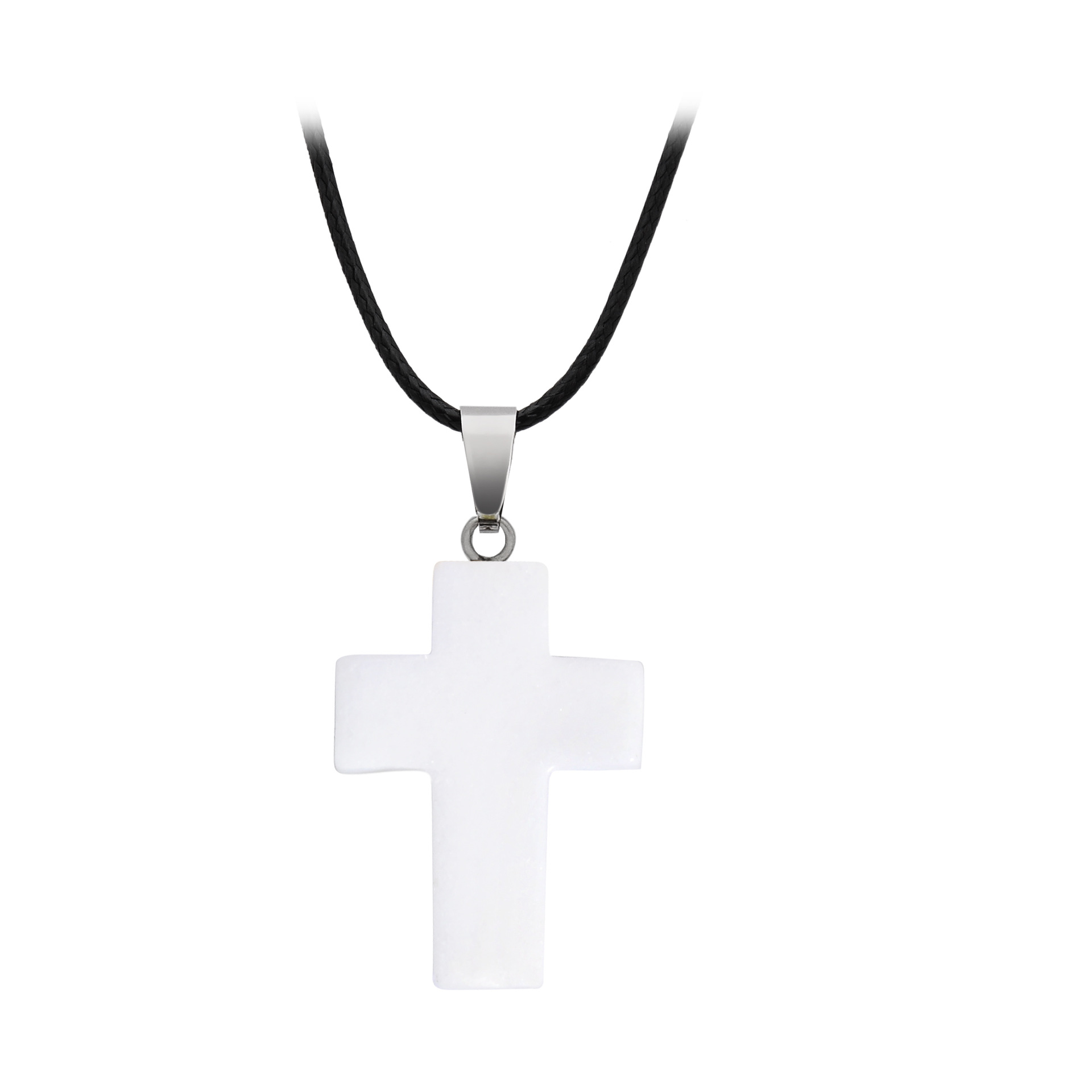 Fashion Cross Crystal Unisex Pendant Necklace 1 Piece display picture 4