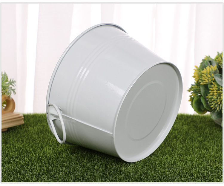 厂家直供小铁桶糖果色迷你小铁桶铁皮小桶马口铁多肉植物花盆批发详情图10