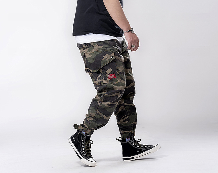 Herrenbekleidung Frühling-Sommer Plus-Size-Mode Herrenhosen mit dicken und lockeren Freizeithosen_voghion.com